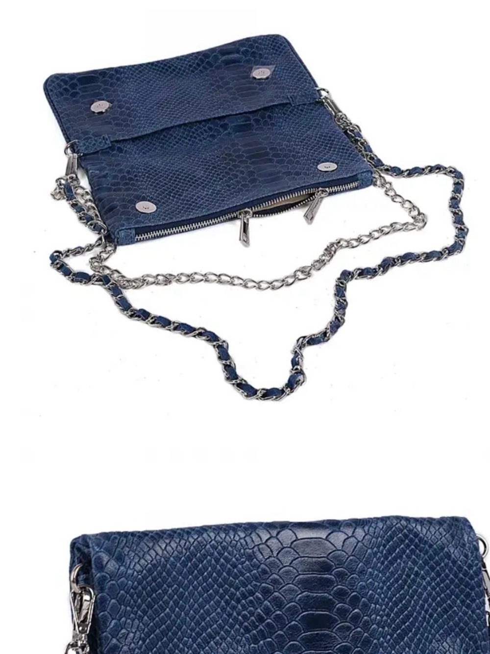 VERA ITALY "Jolda"Luxurious Italian Shoulderbag made of Genuine Leather in Italy - Picture 12 of 12